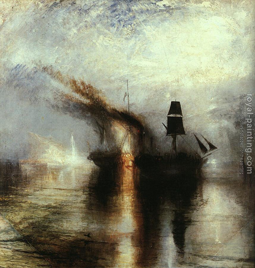 Joseph Mallord William Turner : Peace,Burial at Sea